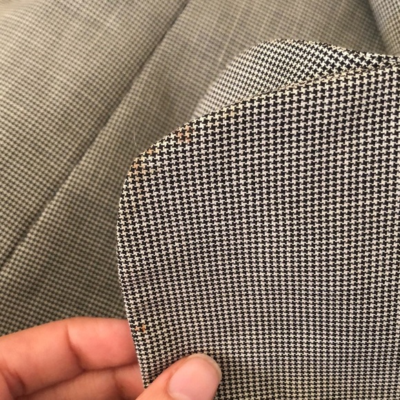 Nine West Grey Checkered One-button Blazer - Picture 16 of 16